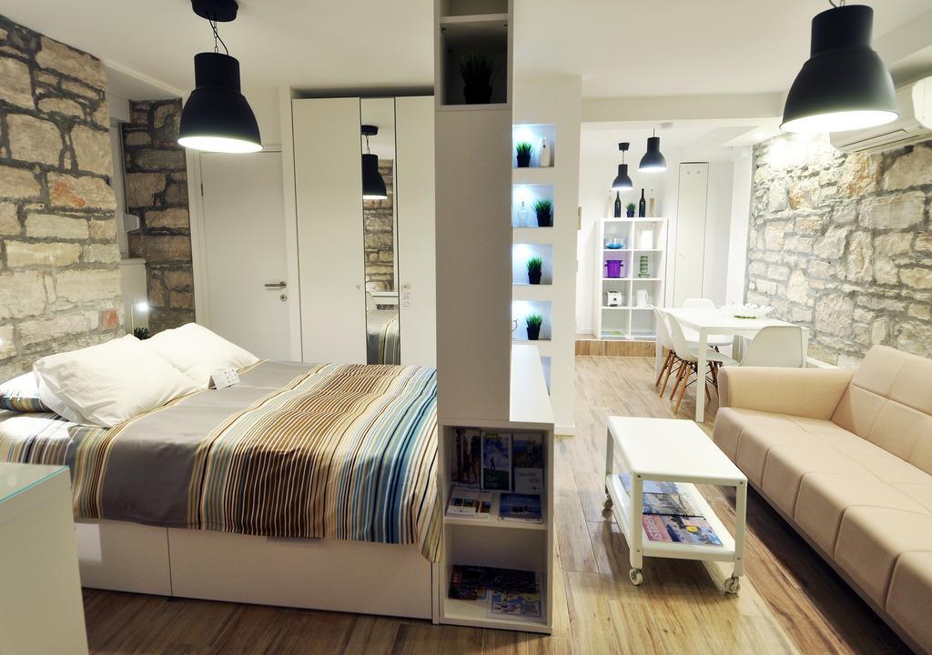 Amfora Deluxe Studio Apartman Póla Kültér fotó